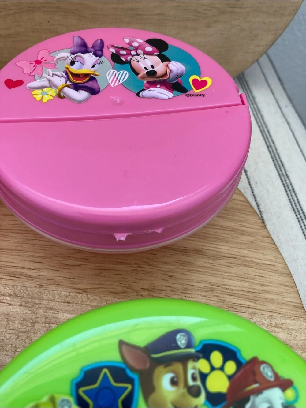 SALE! 50% Off Kids Character Snack Box - Pink Minnie & Daisy Design Set of 4
